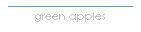 green apples